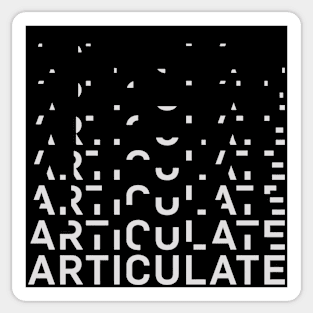 articulate Sticker